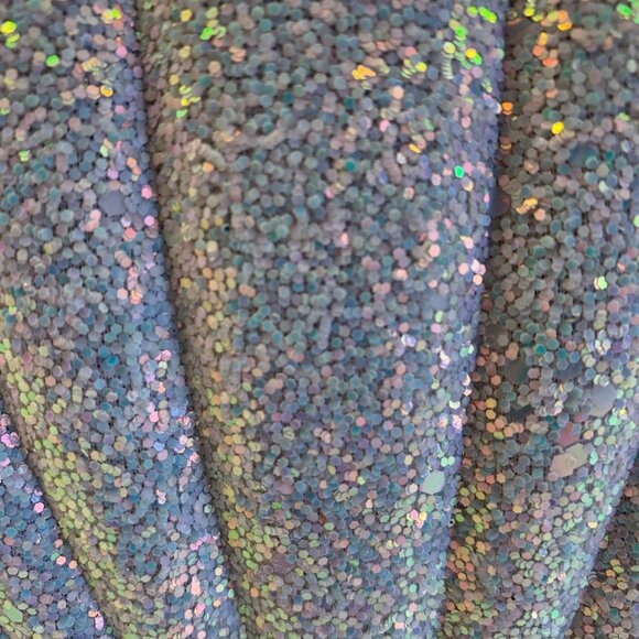 Glam Clam / Sparkle Seashell Crossbody Handbag /Silvery White- NWT - Picture 8 of 13